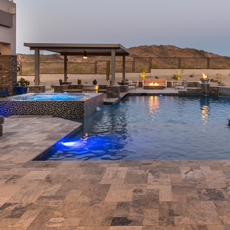 Pool design detail